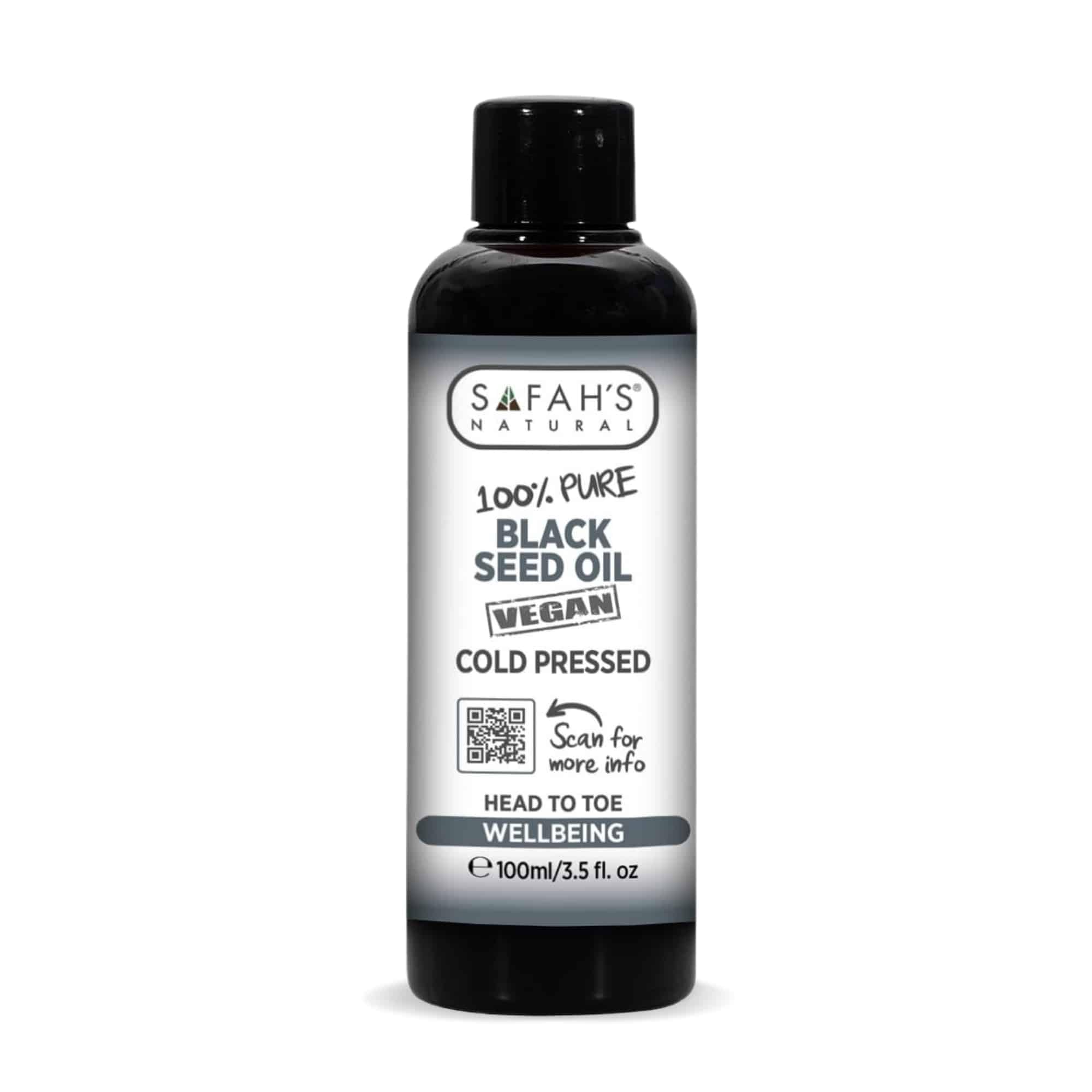 Safah’s Natural - 100% Pure Cold Pressed Black Seed Oil - Ideal for Hair Growth, Hair Care, and Face - Natural Nourishment for Radiant Skin & Healthy Hair 100ml