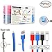 40pcs iPhone Cable Tube to Protect and Extend Life of Cord Decorate Repair Fix Broken Busted Charger Syncing Data Wire for iPhone X 8 7 6 Plus 5 SE iPad iPod Apple MFI Certified Lightning to USB Cable