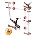 Globber Evo 3 Wheel 5-in-1 Convertible Scooter (Red)