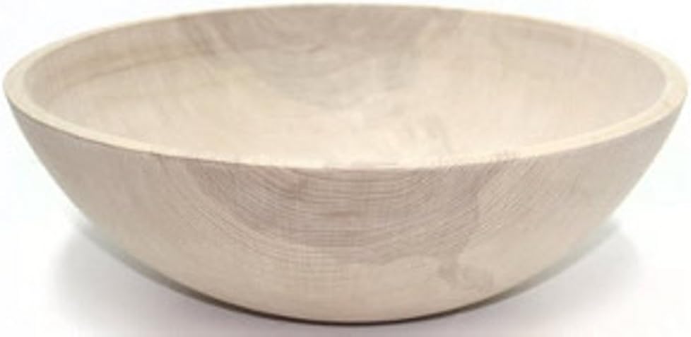 17 Inch Unfinished Solid Beech Wood Bowl - Holland Bowl Mill