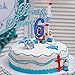 Yaomiao 10 Pieces Birthday Numeral Candles Cake Numeral Candles Number 0-9 Glitter Cake Topper Decoration for Birthday Party Favor (Blue)