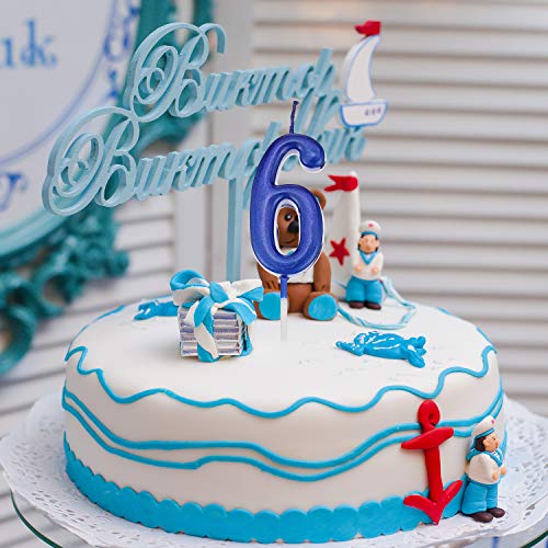 4 Yaomiao+Birthday+Numeral+Candles+Decoration