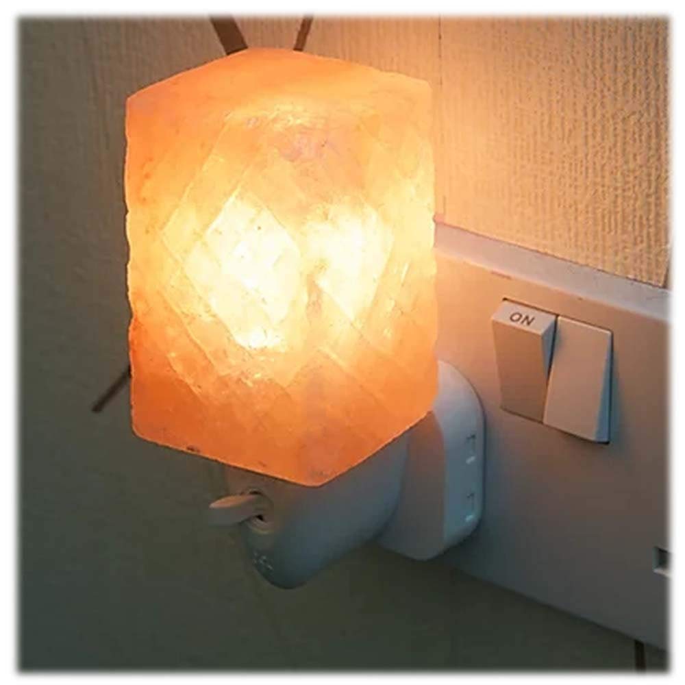 iep Patterned Cube Plug In Salt Lamp
