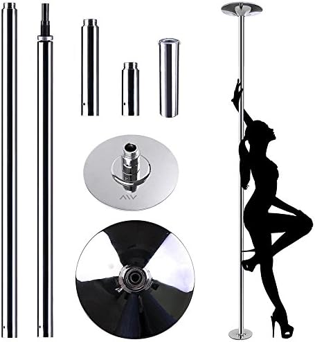 45mm Professional Dance Pole Spinnable Dancing Fitness Static Sport Gym Exercise
