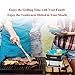KLEMOO Meat Tenderizer Tool - 48 Ultra Sharp Needle Stainless Steel Blades Kitchen Tool for Chicken, Steak, Beef, Pork, Fish, Make a Difference in Tenderness (Black)