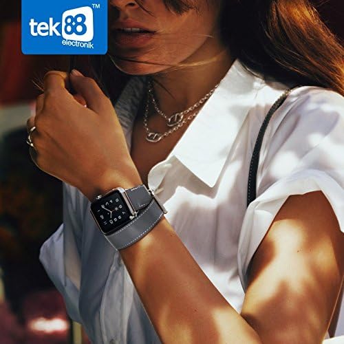 Tek88 Apple Watch Double Tour 38mm Hermes Band (Graphite)
