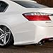 Rear Bumper Lip Compatible with 2013-2015 Honda Accord, HFP Style Black PU Rear Lip Finisher Under Chin Spoiler Underspoiler Splitter Valance Underbody Bumper Fascia Add On by IKON MOTORSPORTS, 2014