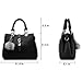 KINGH Women Handbag,Women Bag, Zip Closure Tote Vintage Shoulder Bag PU Leather 116 Wine Red