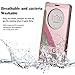 LG G4 Case,Mirror Smart Clear View Window Flip Case Cover For LG G4 - rose gold