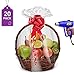 Purple Q Crafts Shrink Wrap Basket Bags 20 Pack For Gift Baskets Clear cellophane PVC Shrink Bags 24