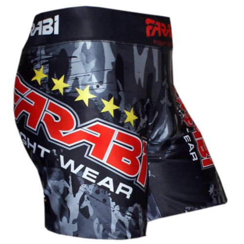 Farabi Vale Tudo Shorts Mma Grappling Fight Training Match Compression Tights - Small