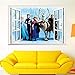 Mikolot Frozen Anime Removable Vinyl Wall Decal Stickers Art Mural Kid Room Decor