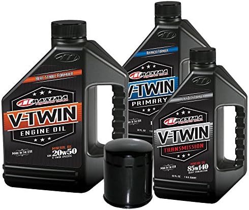 MaximaHiflofiltro VTTOCK07 Complete Engine Oil Change Kit for V-Twin Harley Davidson Evolution, 6 Quart