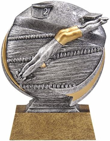 Swimming Motion Extreme Resin Trophy Award
