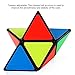 D-FantiX ShengShou Pyramorphix 2x2 Speed Cube Pyramid 2x2x2 Puzzle Cube Toy Black