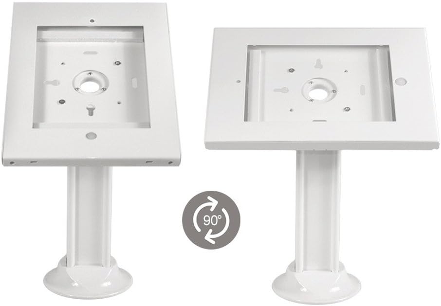 Maclean MC-677 Universal Floor Tablet Stand for Public Displays Lock Anti Theft iPad 2/3/4/Air/Air2, weiß - Image 5