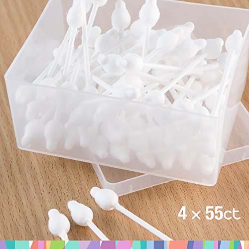 Geo Baby Safety Cotton Ear Swabs, (4 Packs of 55ct) - Thumbnail 7