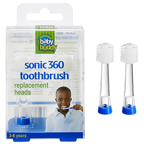 Baby Buddy Sonic 360 replacement heads 4ct Blue