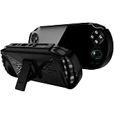 ZBAGUG for ANBERNIC RG VITA/RG VITA Pro Handheld Game Console Case,Soft TPU Shock-Absorbing Design,Waterproof and Portable for RG VITA/RG VITA Pro, Black