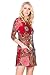 HerShe Women's 3/4 Sleeve Casual Pocket A-Line Comfy Tunic Dress