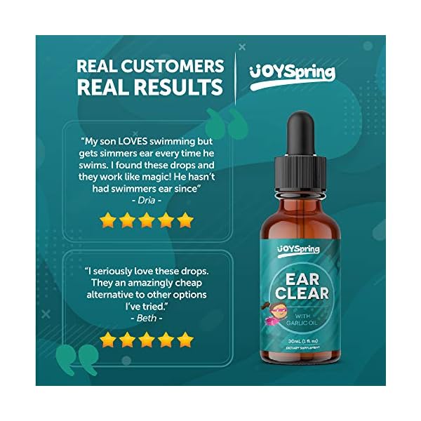 Mullein Garlic Oil Ear Drops Swimmers Ear Drops for Kids