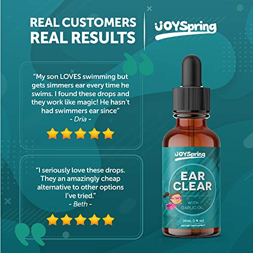 Mullein Garlic Oil Ear Drops Swimmers Ear Drops for Kids