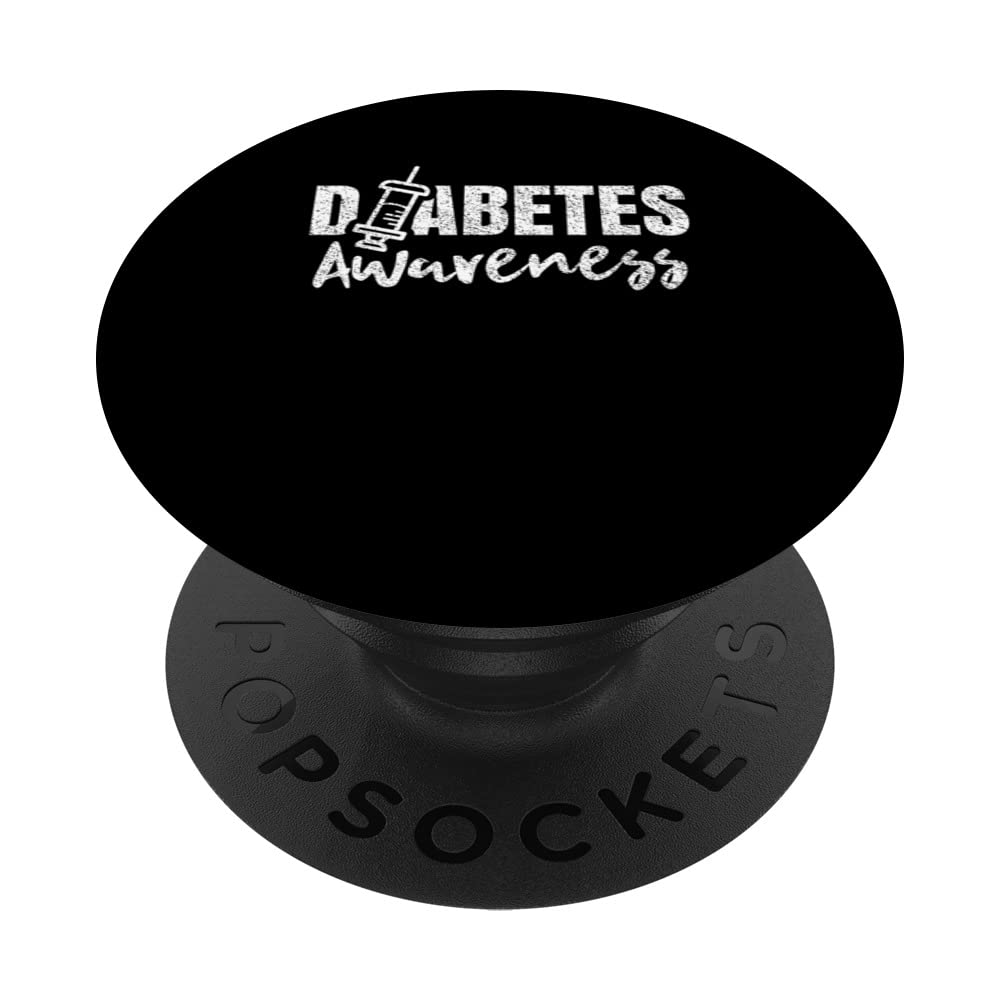 Diabetes Awareness Diabetic Insulin Diabetician PopSockets Swappable PopGrip
