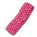 Pixnor 24pcs Crochet Wide Elastic 1.5 Inch Tight Headbands for Baby Girl Kids (Random Color)