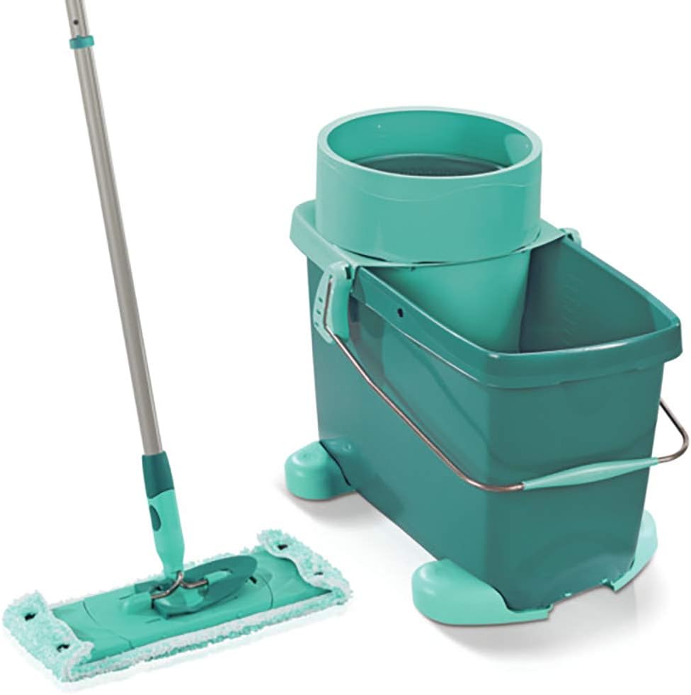 Leifheit Clean Twist Medium Mop and Bucket Set, MoistureControlled