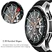 QIBOX [3 Pack] Galaxy Watch 5/Galaxy Watch 4 40mm Screen Protector with Tempered Glass, Hard PC Bumper Protective Case Face Cover Accessories Compatible with Samsung Galaxy Watch5 / Watch4