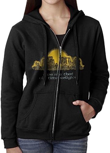 JWLBNIM Stonehenge Old Hooded Sweatshirt Full Zip Hoodie With Pocket For Women