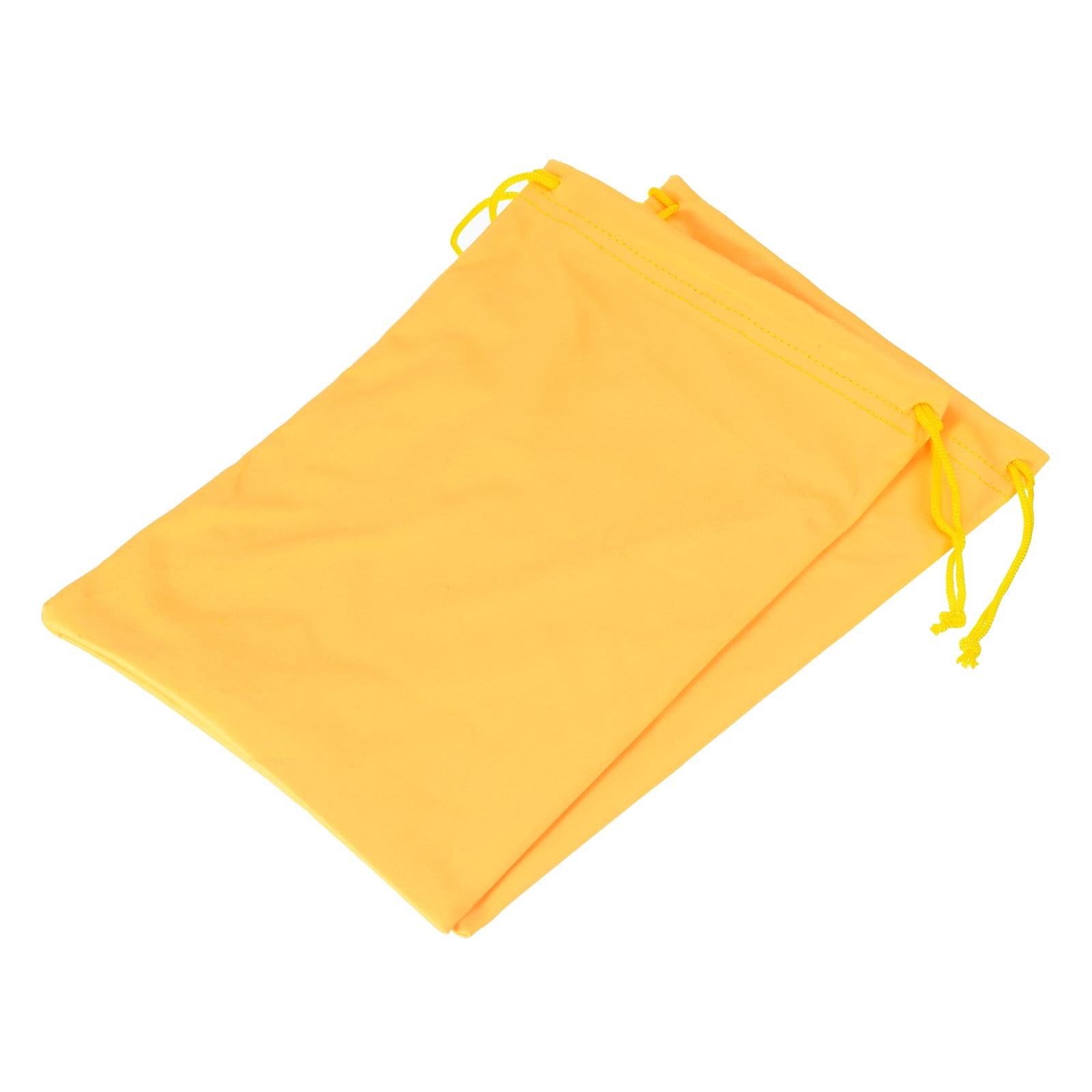 M METERXITY 2 Pack Ski Goggle Bag - Microfiber Snow Goggles Case Sleeve Drawstring Pouch Protection Bags, Apply to Goggles (7.1 x 10.6 Inch, Yellow)
