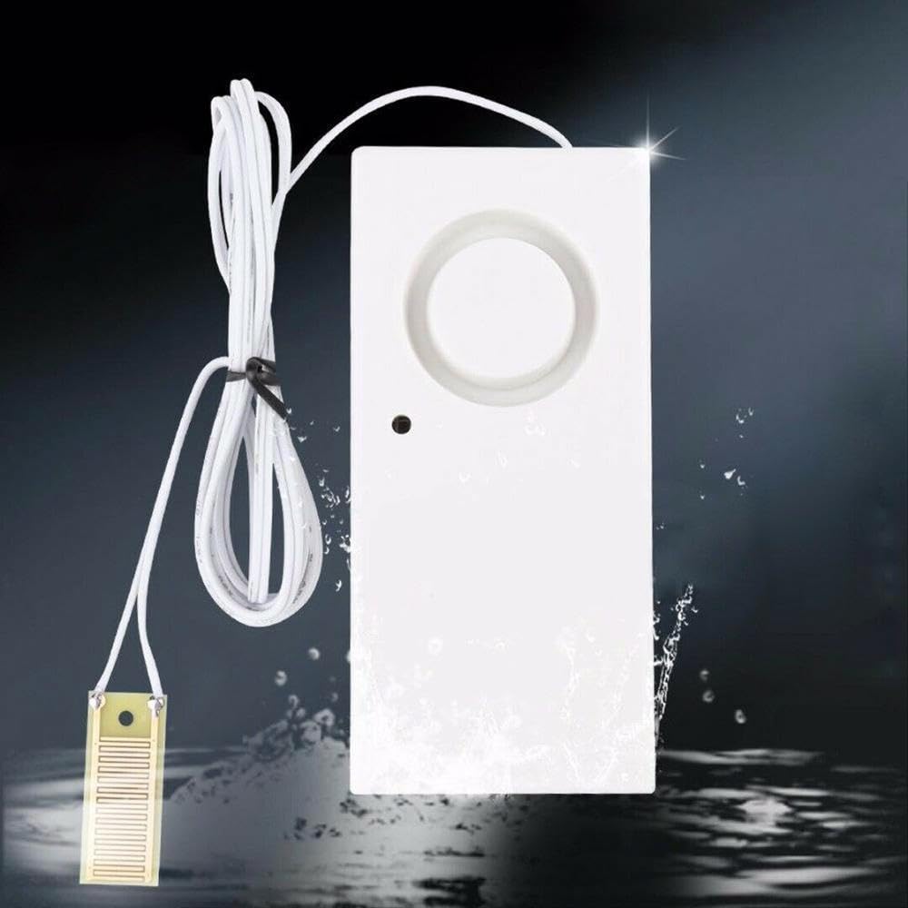 Water Leak Alarm Flood Level Bath Tub Sink Overflow Detector Sensor Home Garage Kitchen Security Alert