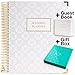 Wedding Planner Gift Set for The Bride to Be: 9x11 Hardcover Wedding Planner and Organizer, Gift Box, Guest Book, Clip-in Bookmark, Planning Stickers, Business Card Holder, and Pocket Folders (Gold)