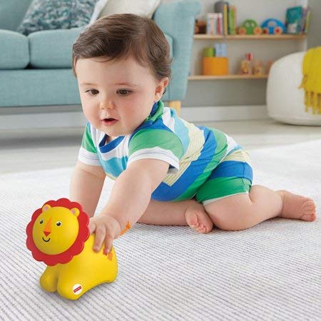 image for Generic Fisher Price Roller Elephant and Lion Bundle - Easy to Roll Al