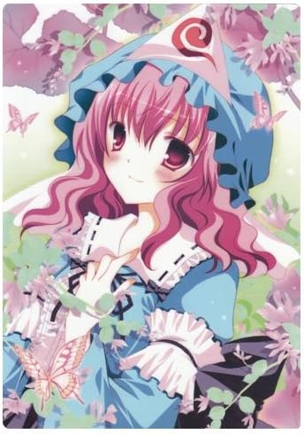 Amazon 東方project 下敷き 西行寺幽々子 イラスト シロガネヒナ アニメ 萌えグッズ 通販