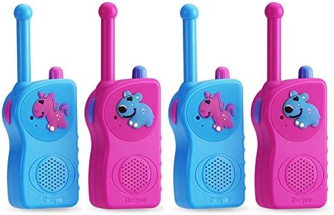 Theipar 3 Mile Range rechargeable Durable best Kids Walkie Talkies&amp;two way radio for kids(2 Pair)