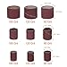 Paxcoo 120Pcs Drum Sanders Set Including 108 Pcs Sanding Bands and 12 Pcs Drum Mandrels