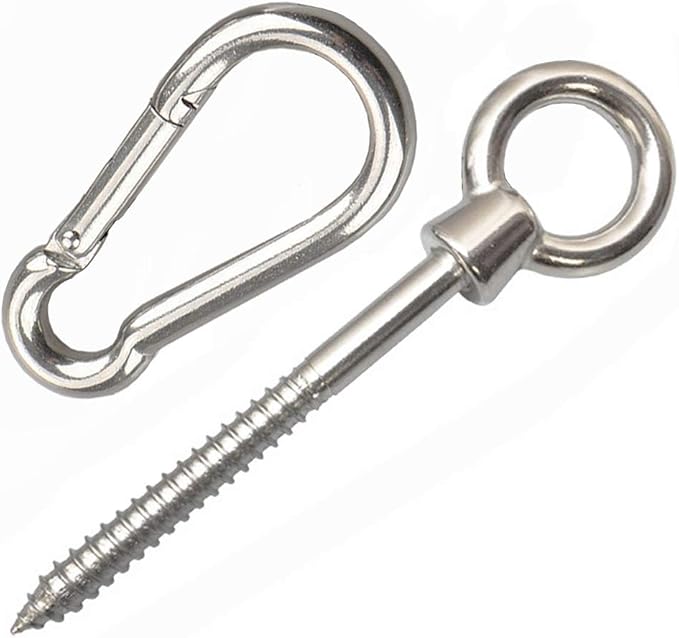 AIVOOF Hammock Hanging Kit, Heavy Duty Eye Hooks for Hanging Swing