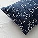 SUSYBAO 100% Cotton Pillowcases Queen Size Set of 2 Navy Blue Constellation Print Bed Pillow Covers Envelope Closure End Pillow Encasement Home Decor Soft Durable Comfortable, 20 in x 26 in