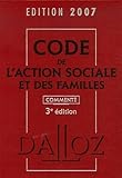 Image de Code de l'action sociale et des familles 2007