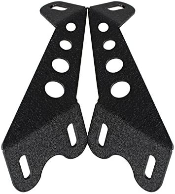 ForceCar 1 Pair 2007 - 2017 Jeep Wrangler LED Light Bar Hood Mount Kits For 20 - 22" Light Bar (Hole)
