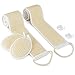 BERGMAN KELLY Exfoliating Sisal Back Scrubber and Pad (4 Pack) - Stronger Than Loofah