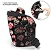 USA Gear Bridge Camera Bag Floral w/Protective Neoprene Material, Rain Cover and Adjustable Dividers Works W/Nikon Coolpix B500 / Canon PowerShot SX60, SX530 / Panasonic Lumix FZ80 & More