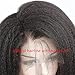 Italian Yaki Lace Human Hair Wigs For Black Women 150 Density Kinky Straight Lace Front Wigs Peruvian Yaki Wig Pre Plucked with Baby Hair Queen Plus Hair (14inch, 13x4 wig)