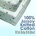 Baby Fitted Crib Sheets 2-Pack | Soft, Breathable & Comfortable 100% Jersey Cotton Bedding Set | 9” Deep Pocket For All Standard Mattresses | Snug & Secure Nursery Toddler Sheets | Unisex Designs