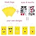 Funnlot Emoji Gift Bags for kids DIY Craft Emoji Paper Goodie Bags for Birthday Party Treat Bags Pack of 12