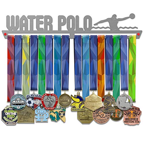 image for VICTORY HANGERS Water Polo Medal Hanger Display - Wall Mounted Award M