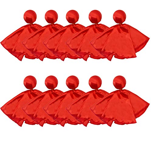 Alpurple 10 Packs Football Penalty &Challenge Flag-Football Referee Flag Tossing Flags Sports Fan Set for Party Accessory (Red) - Thumbnail 5