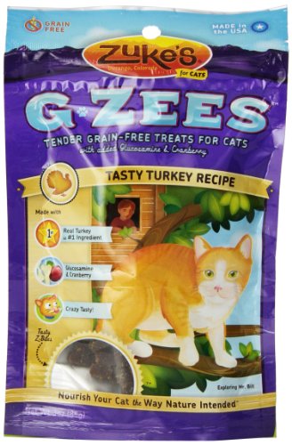 Zuke'S G-Zees Cat Treats, Tasty Turkey Recipe, 3-Ounces